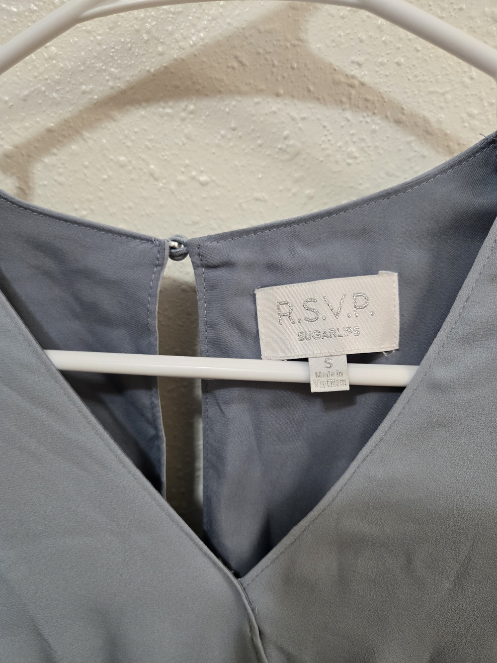 Sugarlips Pale Blue Long Sleeve Wrap Maxi Dress with Waist Tie - Picture 2 of 6